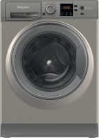 Photos - Washing Machine Hotpoint-Ariston NSWM 743U GG UK N graphite