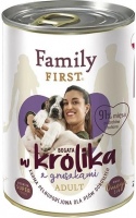 Photos - Dog Food Family First Canned Adult Rabbit/Pear 