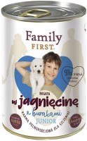 Photos - Dog Food Family First Canned Junior Lamb/Beetroot 400 g 1