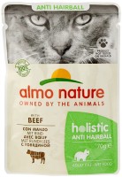 Photos - Cat Food Almo Nature Adult Holistic Anti Hairball Beef 70 g 