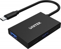 Photos - Card Reader / USB Hub Unitek uHUB Q4 Advanced 4-in-1 USB-C Hub in 10Gbps 