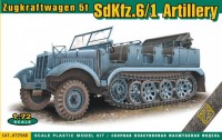 Photos - Model Building Kit Ace Zugkraftwagen Sd Kfz.6/1 (1:72) 