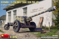 Photos - Model Building Kit MiniArt German 7.5cm Anti-Tank Gun Pak 40 (1:35) 
