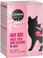 Photos - Cat Food Cosma Pure Love Asia Mix Box 6 pcs 