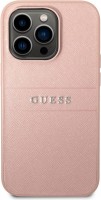 Photos - Case GUESS Saffiano Strap for iPhone 14 Pro 
