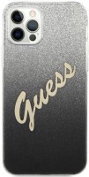 Photos - Case GUESS Glitter Gradient Script for iPhone 12 Pro Max 