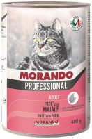 Photos - Cat Food Morando Professional Adult Cat Pate with Pork 400 g 