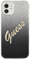 Photos - Case GUESS Glitter Gradient Script for iPhone 12 mini 