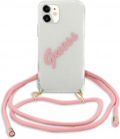 Photos - Case GUESS Crossbody Script Logo for iPhone 12 mini 