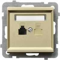 Photos - Socket Ospel Sonata GPT-1R/m/39 golden