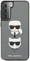 Case Karl Lagerfeld Saffiano Karl & Choupette for Galaxy S21+ 