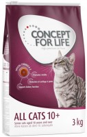 Photos - Cat Food Concept for Life All Cats 10+  3 kg