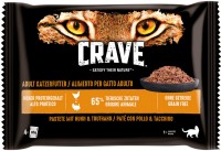 Photos - Cat Food Crave Adult Turkey/Chicken Pouch 4 pcs 