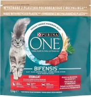 Photos - Cat Food Purina ONE Sterilized Beef  1.5 kg