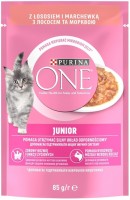 Photos - Cat Food Purina ONE Junior Salmon/Carrots Pouch 