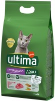 Photos - Cat Food Ultima Adult Sterilised Beef 3 kg 