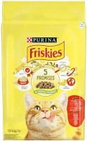 Photos - Cat Food Friskies Adult Beef  10 kg