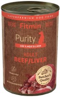 Photos - Dog Food Fitmin Purity Adult Beef/Liver 400 g 1