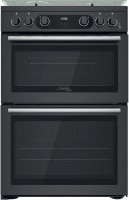 Photos - Cooker Hotpoint-Ariston CD67G0C2CA/UK gray