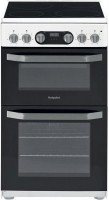 Photos - Cooker Hotpoint-Ariston HD5V93CCW white