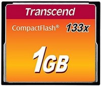 Photos - Memory Card Transcend CompactFlash 133x 1 GB