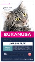 Photos - Cat Food Eukanuba Adult Grain Free Salmon 2 kg 