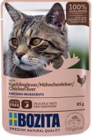 Photos - Cat Food Bozita Feline Jelly Chicken Liver Pouch 85 g 