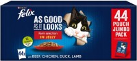 Photos - Cat Food Felix As Good As It Looks Fram Selection in Jelly 44 pcs 