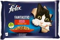 Photos - Cat Food Felix Fantastic Flavors Rabbit/Lamb in Jelly 4 pcs 