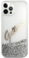 Photos - Case GUESS Glitter Vintage Script for iPhone 12 Pro Max 