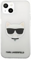 Photos - Case Karl Lagerfeld Saffiano Choupette Head for iPhone 13 Mini 