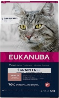 Photos - Cat Food Eukanuba Senior Grain Free Salmon 10 kg 