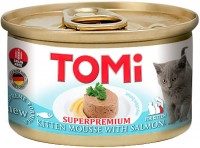 Photos - Cat Food TOMi Can Kitten Salmon 85 g 