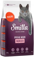 Photos - Cat Food Smilla Adult Indoor  1 kg