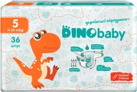 Photos - Nappies Dino Baby Diapers 5 / 36 pcs 