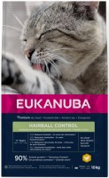 Photos - Cat Food Eukanuba Adult Hairball Control  10 kg