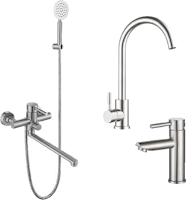 Photos - Bath Tap Set Lidz MO4253 