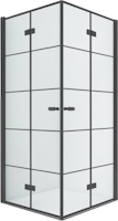 Photos - Shower Enclosure New Trendy New Soleo Black 81x81 angle