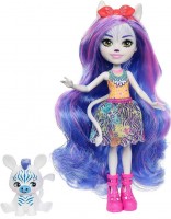 Photos - Doll Enchantimals Zemirah Zebra and Grainy HNV28 