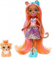 Photos - Doll Enchantimals Charisse Cheetah and Grinsy HNV30 