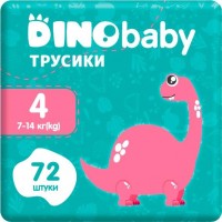 Photos - Nappies Dino Baby Pants 4 / 72 pcs 