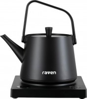 Photos - Electric Kettle RAVEN EC 026 1100 W 0.7 L  black