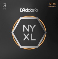 Strings DAddario NYXL Nickel Wound 10-46 (3-Pack) 