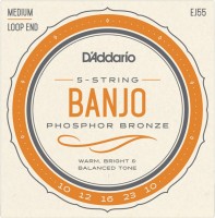 Photos - Strings DAddario Phosphor Bronze Banjo 10-23 