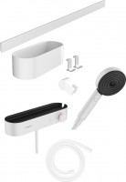 Photos - Shower System Hansgrohe WallStoris Bundle 105 EcoSmart 24250700 