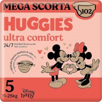 Photos - Nappies Huggies Ultra Comfort 5 / 102 pcs 