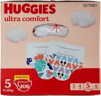 Photos - Nappies Huggies Ultra Comfort 5 / 108 pcs 