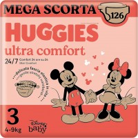 Photos - Nappies Huggies Ultra Comfort 3 / 126 pcs 