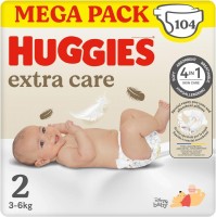 Photos - Nappies Huggies Extra Care 2 / 104 pcs 