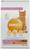 Photos - Cat Food IAMS Vitality Adult Sensitive Digestion Turkey  10 kg